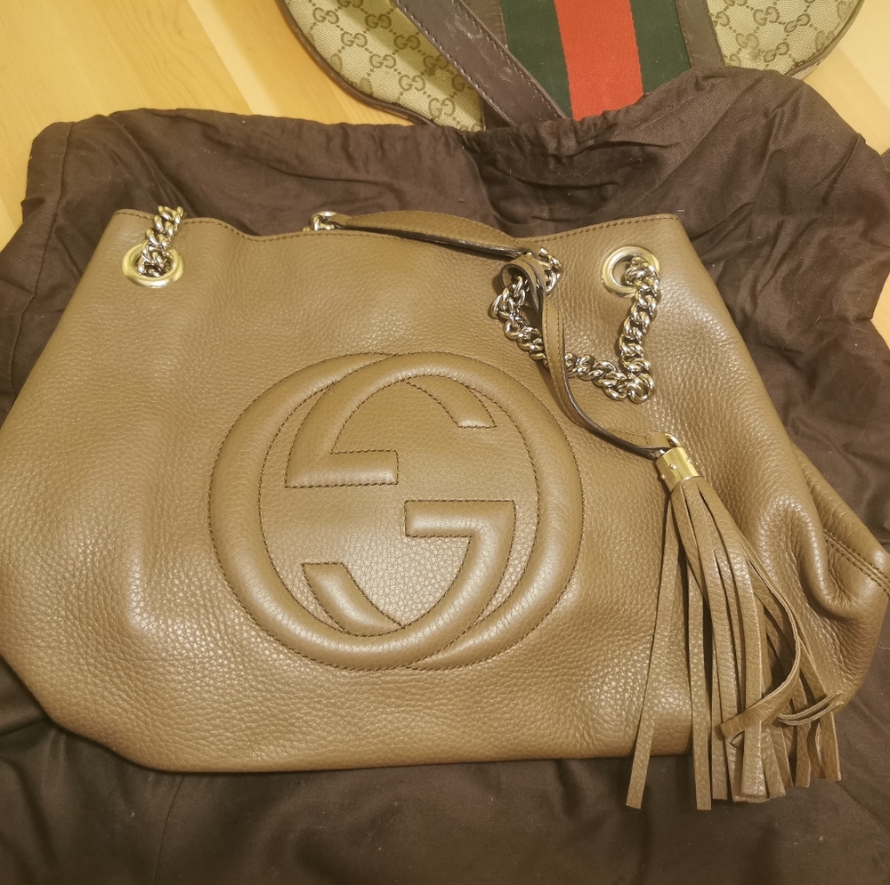 Gucci Soho Brown Chain Strap, Medium